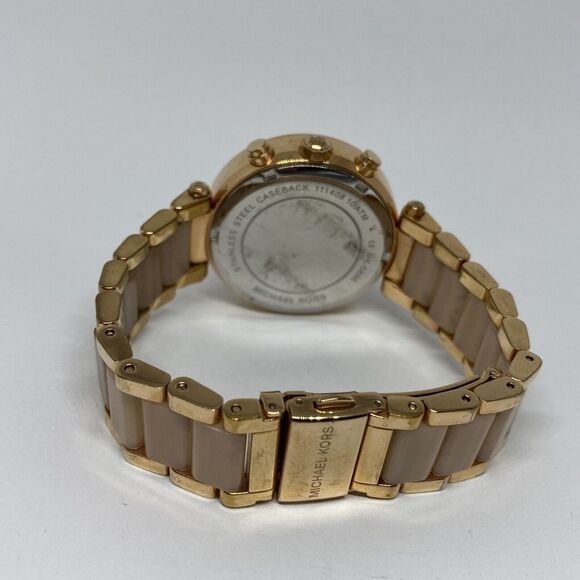 Michael Kors Parker MK5896 Womens Stainless Steel Analog Dial Quartz Watch WO337 - Picture 10 of 12